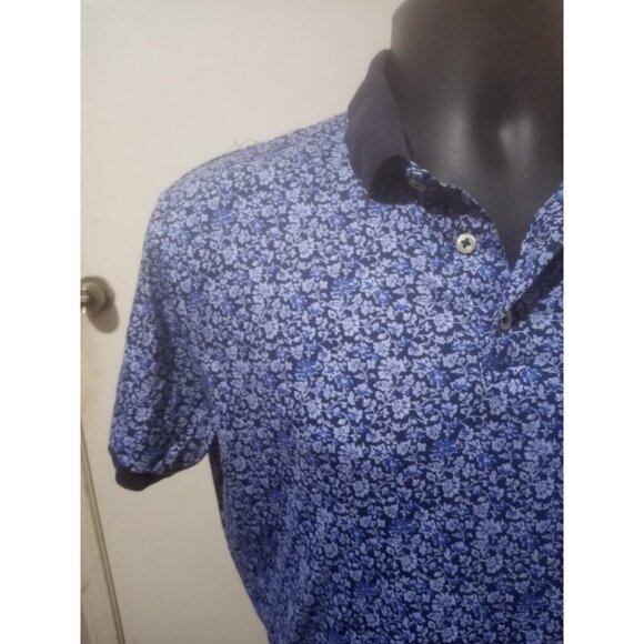 Polo Ralph Lauren Shirt Mens Medium M Floral Custom Slim Fit Polo Short Sleeve - Picture 4 of 13